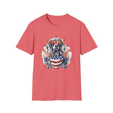 Patriotic Dachshund - Unisex Softstyle T-Shirt