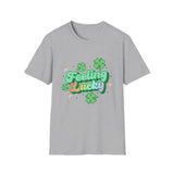 Feeling Luck St Patrick's Day Softstyle T Shirt - Funny Shirt, St Patties Shirt, Green Shirt
