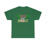Bad And Boozy St Patrick's Day T Shirt - St Patties Day,  Funny Shirt, Funny T Shirt - Short Sleeve Unisex Jersey Tee