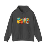 Softball Coffee Hoodie - Softball Hoodie, Softball Gift Idea, Softball Lover, Game Day, Softballer, Softball Life - Unisex Heavy Bl