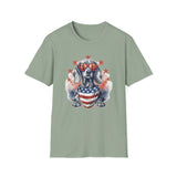 Patriotic Dachshund - Unisex Softstyle T-Shirt