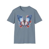 Watercolor Butterfly - Unisex Softstyle T-Shirt
