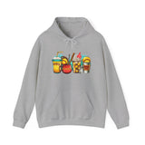 Softball Coffee Hoodie - Softball Hoodie, Softball Gift Idea, Softball Lover, Game Day, Softballer, Softball Life - Unisex Heavy Bl
