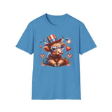 All American Cow - Unisex Softstyle T-Shirt