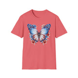 Watercolor Butterfly - Unisex Softstyle T-Shirt