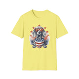 Patriotic Dachshund - Unisex Softstyle T-Shirt