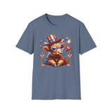 All American Cow - Unisex Softstyle T-Shirt