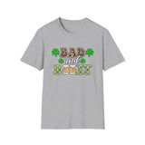 Bad And Boozy St Patrick's Day Softstyle T Shirt - Funny Shirt, St Patties Shirt, Green Shirt