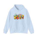 Softball Coffee Hoodie - Softball Hoodie, Softball Gift Idea, Softball Lover, Game Day, Softballer, Softball Life - Unisex Heavy Bl