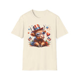 All American Cow - Unisex Softstyle T-Shirt