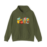 Softball Coffee Hoodie - Softball Hoodie, Softball Gift Idea, Softball Lover, Game Day, Softballer, Softball Life - Unisex Heavy Bl