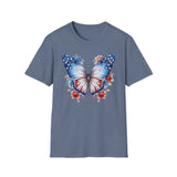 Watercolor Butterfly - Unisex Softstyle T-Shirt