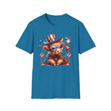 All American Cow - Unisex Softstyle T-Shirt