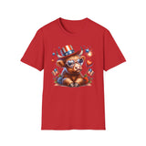 All American Cow - Unisex Softstyle T-Shirt