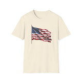 Waving Flag - Unisex Softstyle T-Shirt