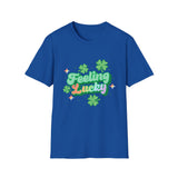 Feeling Luck St Patrick's Day Softstyle T Shirt - Funny Shirt, St Patties Shirt, Green Shirt