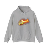 Flaming Softball Hoodie - Softball Hoodie, Softball Gift Idea, Softball Lover, Game Day, Softballer, Softball Life - Unisex Heavy Blend