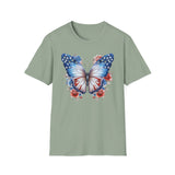 Watercolor Butterfly - Unisex Softstyle T-Shirt