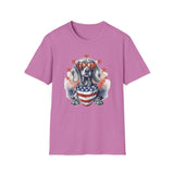 Patriotic Dachshund - Unisex Softstyle T-Shirt