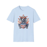 Patriotic Dachshund - Unisex Softstyle T-Shirt