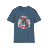 Patriotic Dachshund - Unisex Softstyle T-Shirt