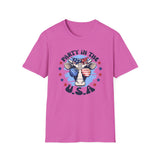 Party In The USA - Unisex Softstyle T-Shirt