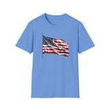 Waving Flag - Unisex Softstyle T-Shirt
