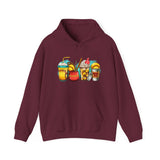 Softball Coffee Hoodie - Softball Hoodie, Softball Gift Idea, Softball Lover, Game Day, Softballer, Softball Life - Unisex Heavy Bl