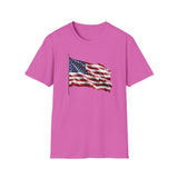 Waving Flag - Unisex Softstyle T-Shirt