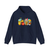 Softball Coffee Hoodie - Softball Hoodie, Softball Gift Idea, Softball Lover, Game Day, Softballer, Softball Life - Unisex Heavy Bl