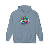 Autism Be Kind - Unisex Midweight Softstyle Fleece Hoodie