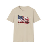 Waving Flag - Unisex Softstyle T-Shirt