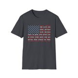 States Flag - Unisex Softstyle T-Shirt