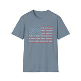 States Flag - Unisex Softstyle T-Shirt