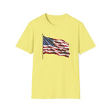 Waving Flag - Unisex Softstyle T-Shirt