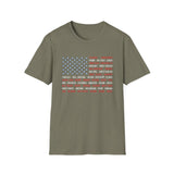 States Flag - Unisex Softstyle T-Shirt