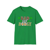 Bad And Boozy St Patrick's Day Softstyle T Shirt - Funny Shirt, St Patties Shirt, Green Shirt