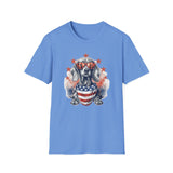 Patriotic Dachshund - Unisex Softstyle T-Shirt