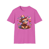 All American Cow - Unisex Softstyle T-Shirt