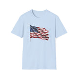 Waving Flag - Unisex Softstyle T-Shirt