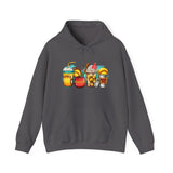 Softball Coffee Hoodie - Softball Hoodie, Softball Gift Idea, Softball Lover, Game Day, Softballer, Softball Life - Unisex Heavy Bl