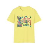 Oh For Peeps Sake Easter Softstyle T Shirt - Bunny Soft Shirt