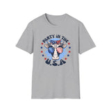 Party In The USA - Unisex Softstyle T-Shirt