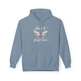 Stamp Out Breast Cancer - Unisex Midweight Softstyle Fleece Hoodie