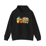 Softball Coffee Hoodie - Softball Hoodie, Softball Gift Idea, Softball Lover, Game Day, Softballer, Softball Life - Unisex Heavy Bl