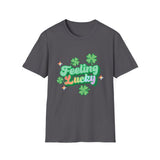 Feeling Luck St Patrick's Day Softstyle T Shirt - Funny Shirt, St Patties Shirt, Green Shirt