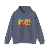 Softball Coffee Hoodie - Softball Hoodie, Softball Gift Idea, Softball Lover, Game Day, Softballer, Softball Life - Unisex Heavy Bl