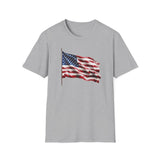 Waving Flag - Unisex Softstyle T-Shirt