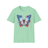 Watercolor Butterfly - Unisex Softstyle T-Shirt