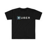 Driver Delivery Softstyle T Shirt - New Logo Uber, Ride Share Shirt - Unisex Softstyle T-Shirt
